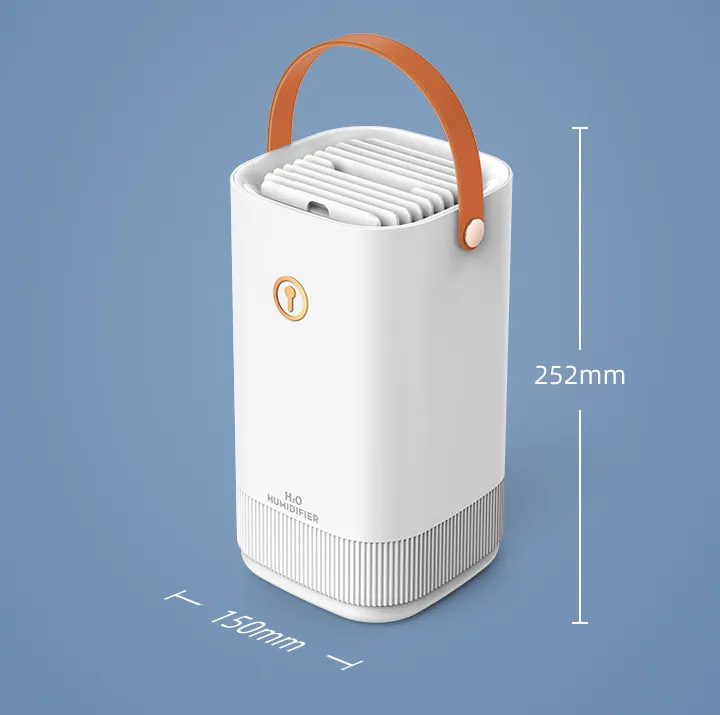 3L Portable Dual Nozzle Humidifier Usb Silent