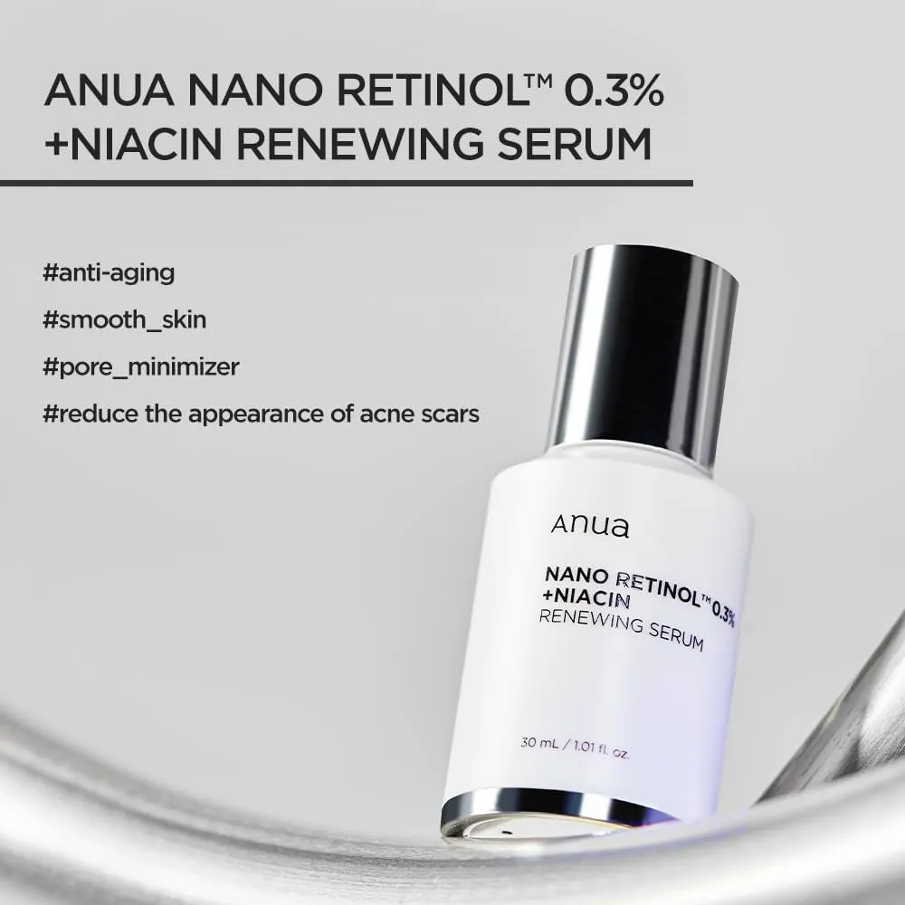 ANUA retinol 0.3%   niacin renewing serum سيروم الريتنول والنياسين من انوا