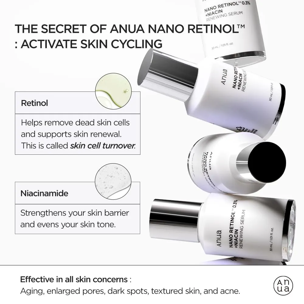 ANUA Retinol 0.3%   Niancin Renewing Serum