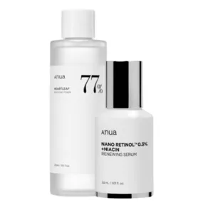 ANUA Soothing Toner & Renewing Serum Set