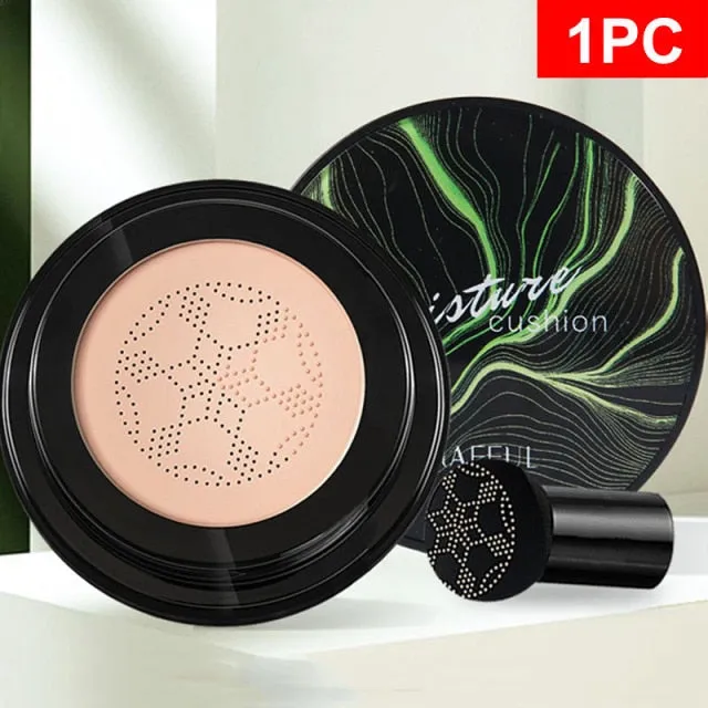 BB Air Cushion Foundation Mushroom Head CC Cream Concealer Whitening Makeup Cosmetics Waterproof Brighten Face Base Tone