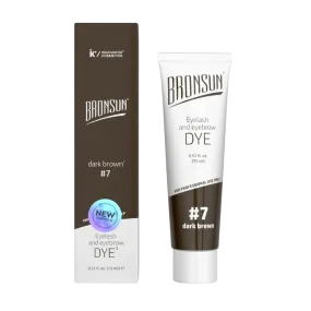 Bronsun 'Hybrid' Lash & Brow Dye - Dark Brown #7 - *New Formula*