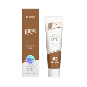 Bronsun 'Hybrid' Lash & Brow Dye - Light Brown #5 - *New Formula*