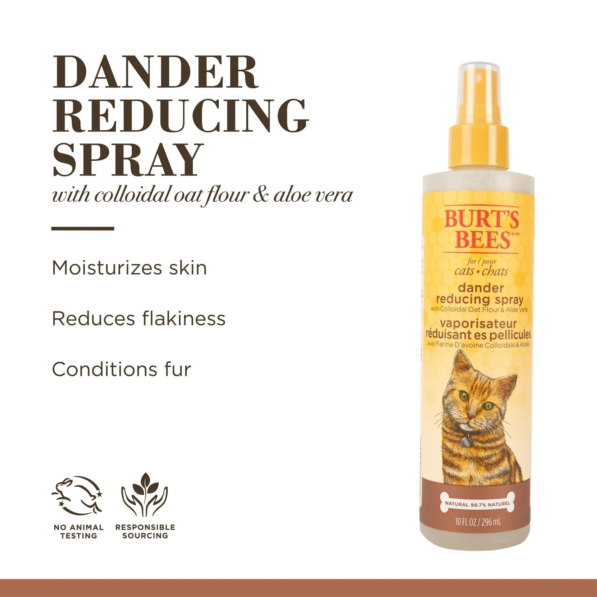 Burt's Bees Dander Reducing Cat Spray 295ml