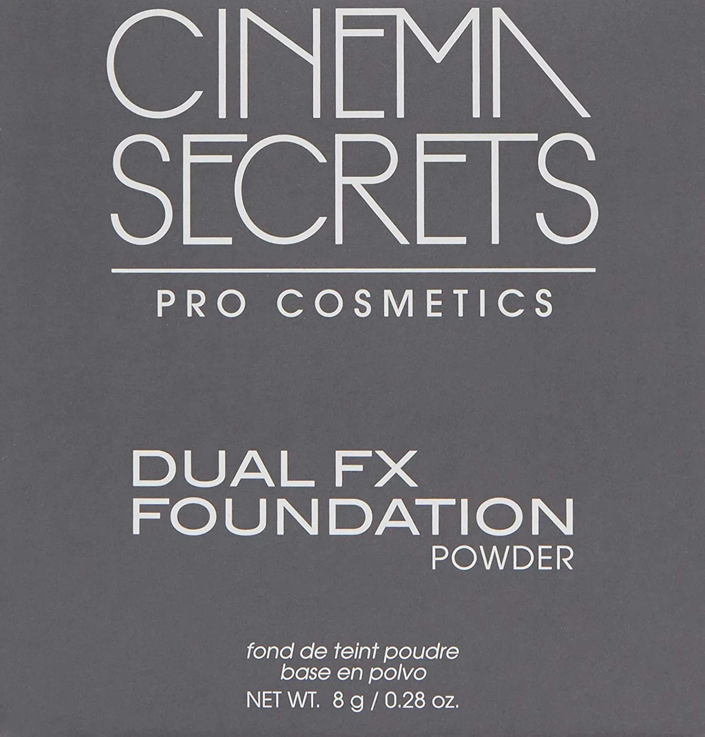 CINEMA SECRETS Pro Cosmetics Dual Fx Foundation Powder, Honey