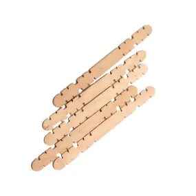 DIY Ice Cream Stick Plain Edge 50 Pcs 11x1cm