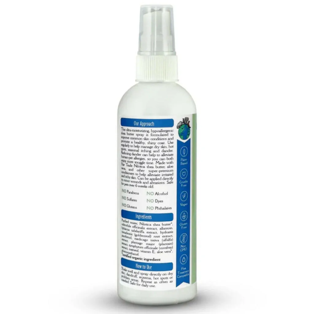 Earthbath Hypoallergenic Shea Butter Spray for Dogs & Cats (8 oz)