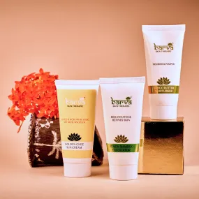 Exfoliator, Sunscreen & Mango Butter Moisturizer