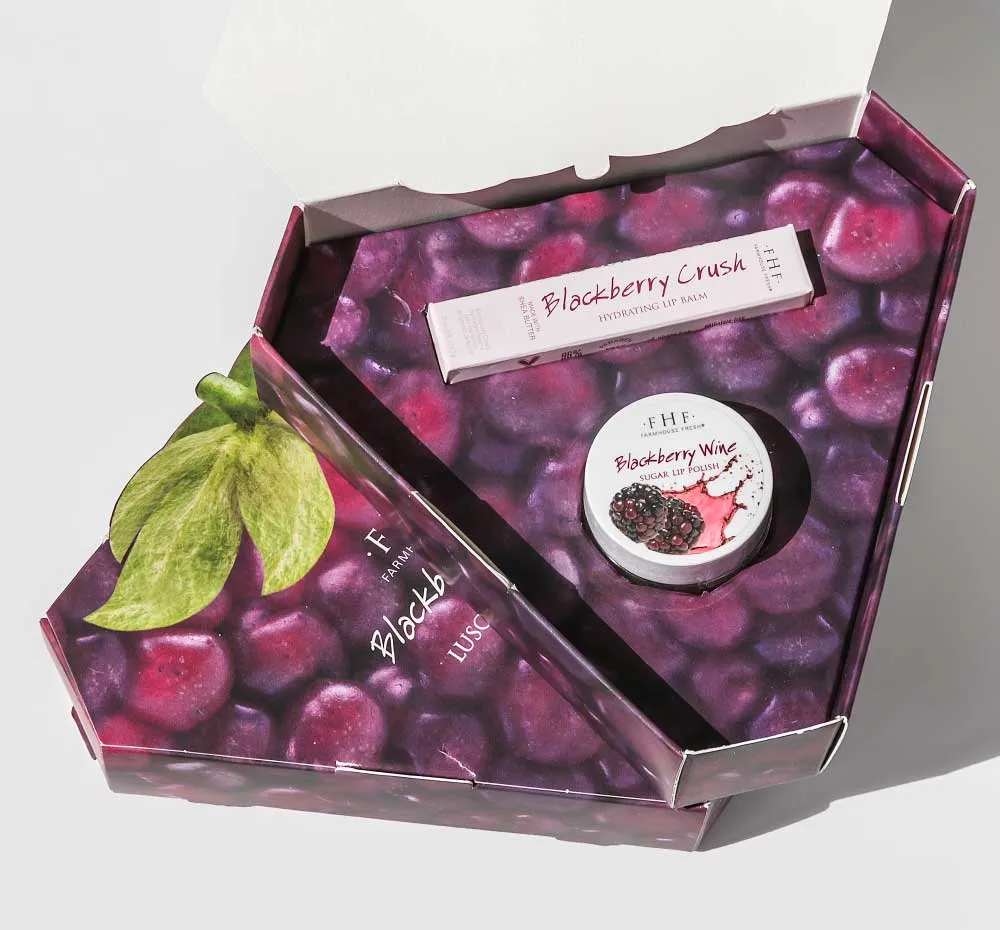Farmhouse Fresh Blackberry Crush 2-Step Luscious Lip Kit