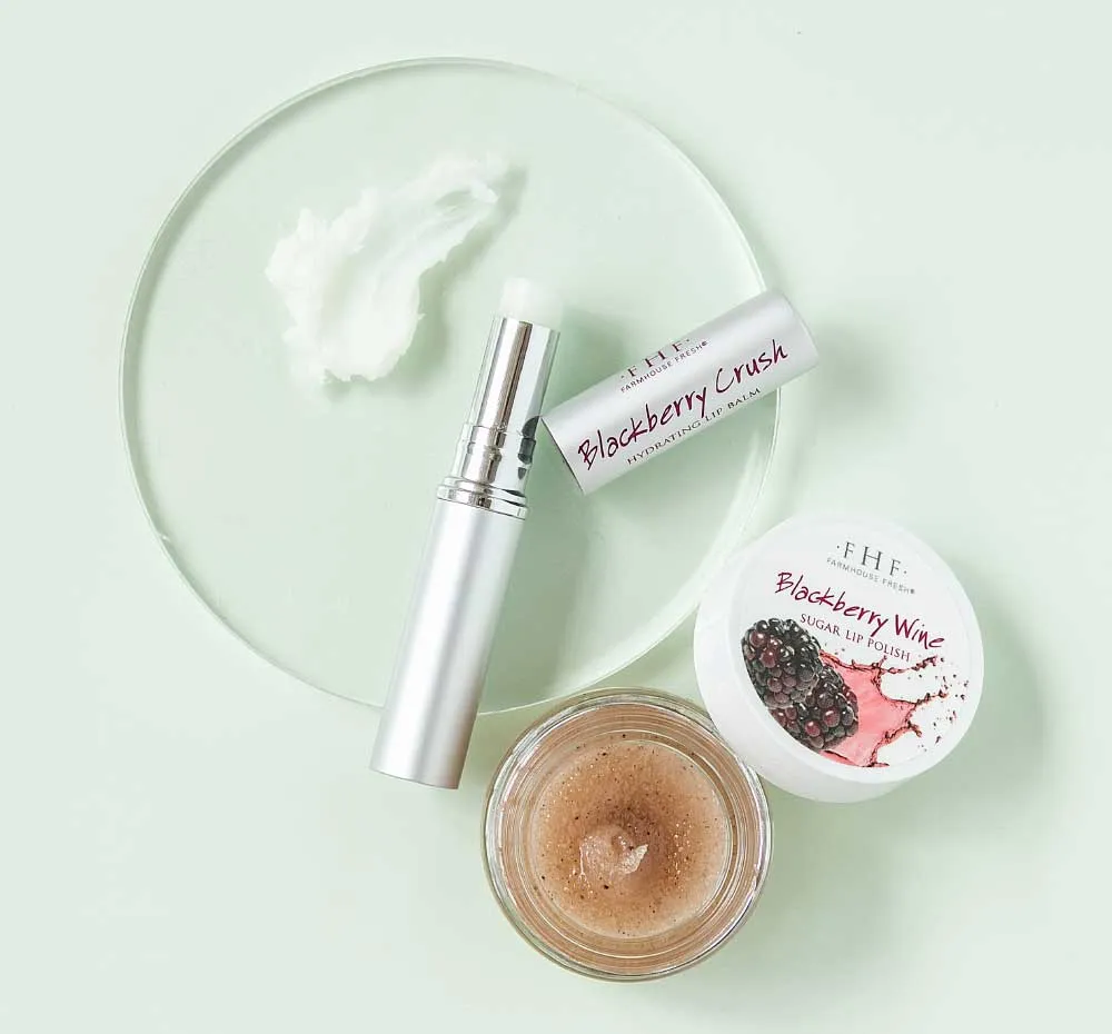 Farmhouse Fresh Blackberry Crush 2-Step Luscious Lip Kit
