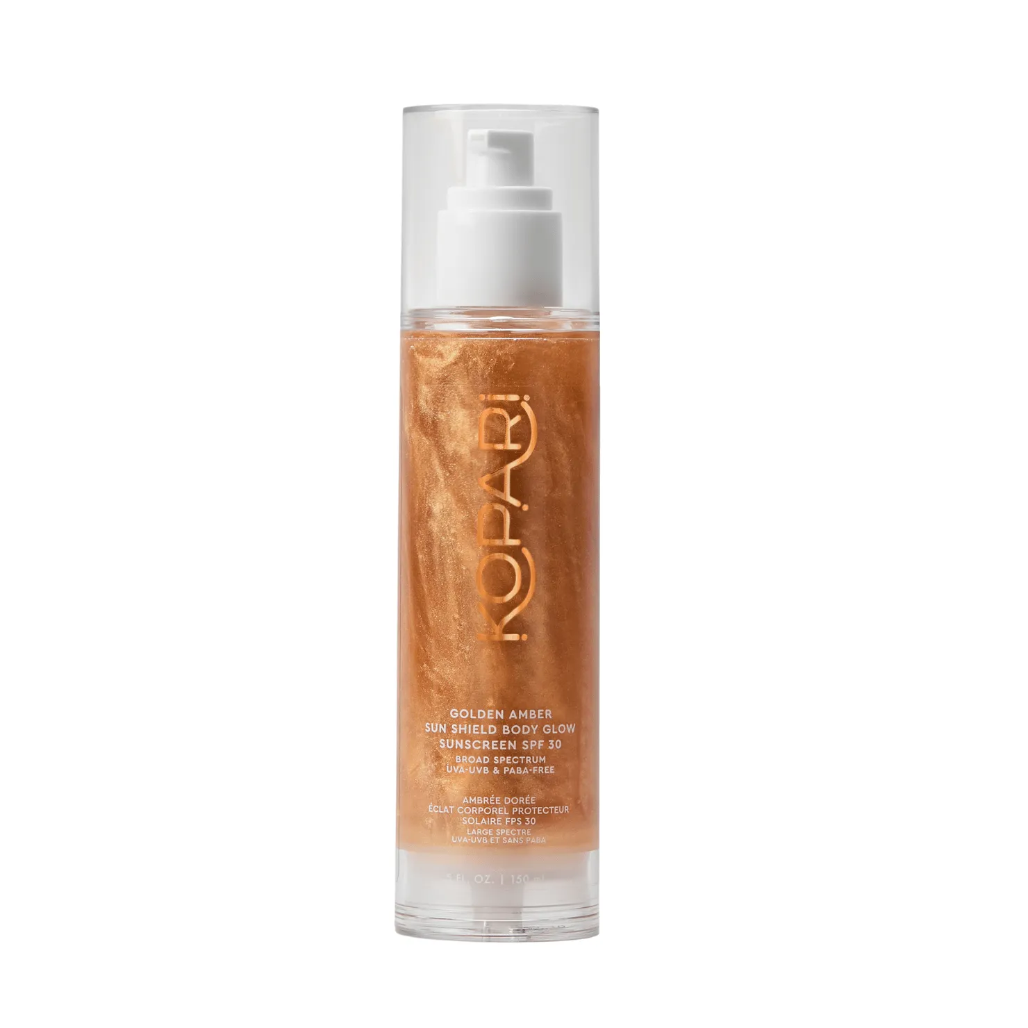 Golden Amber Sun Shield Body Glow Sunscreen SPF 30