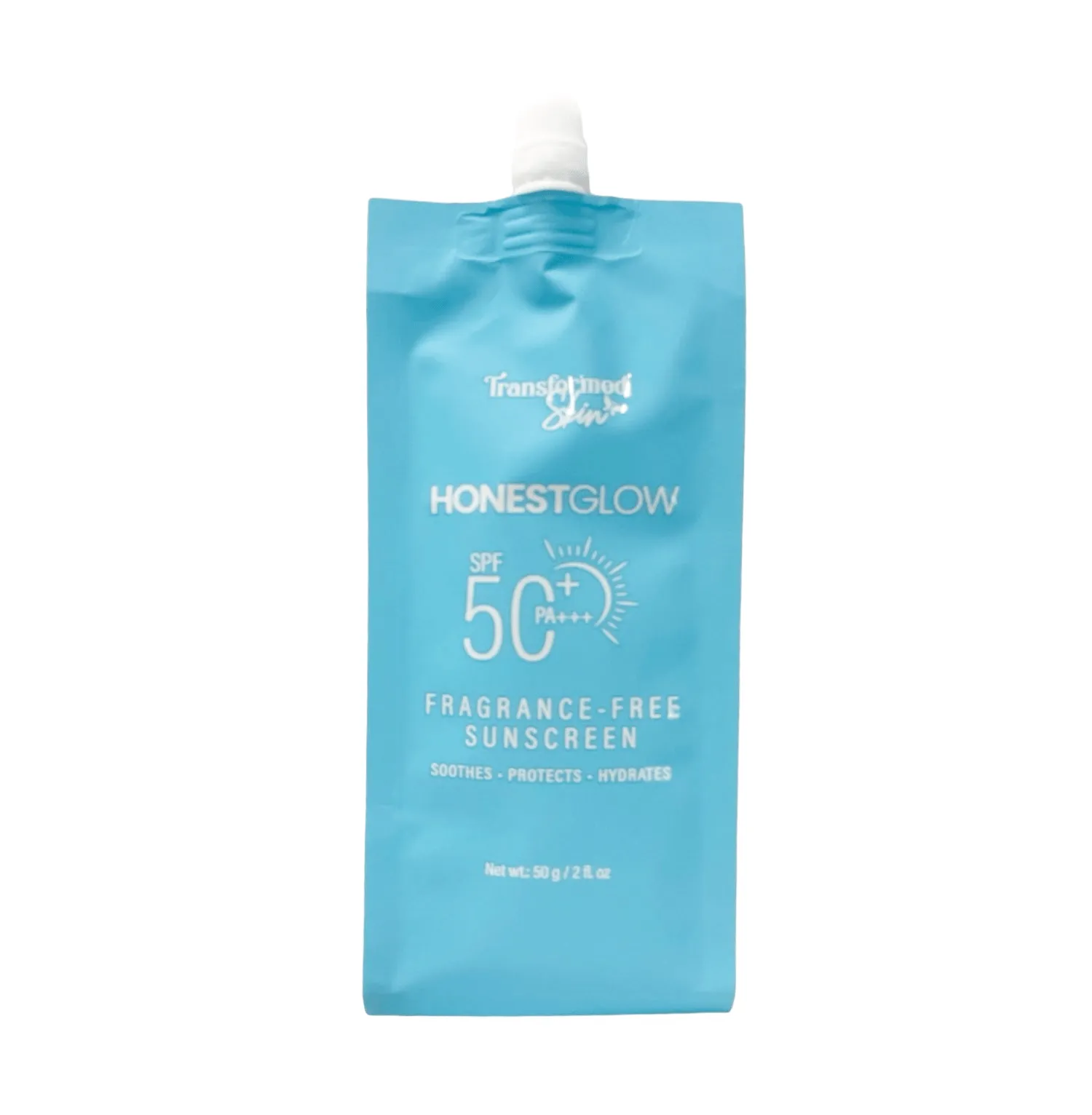 Honest Glow SPF50  PA    Fragrance Free Sunscreen  - 50g