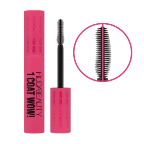 Huda Beauty 1 Coat WOW! Extra Volumizing and Lifting Mascara | هدى بيوتي ماسكارا مكثفة و رافعة للرموش