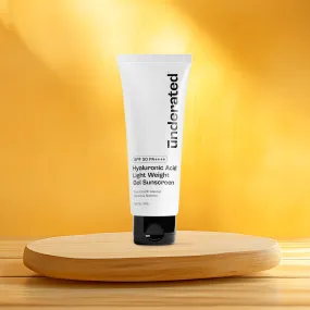 Hyaluronic Acid Lightweight Gel Sunscreen SPF 50 PA     - 50g | Non-Greasy & Hydrating