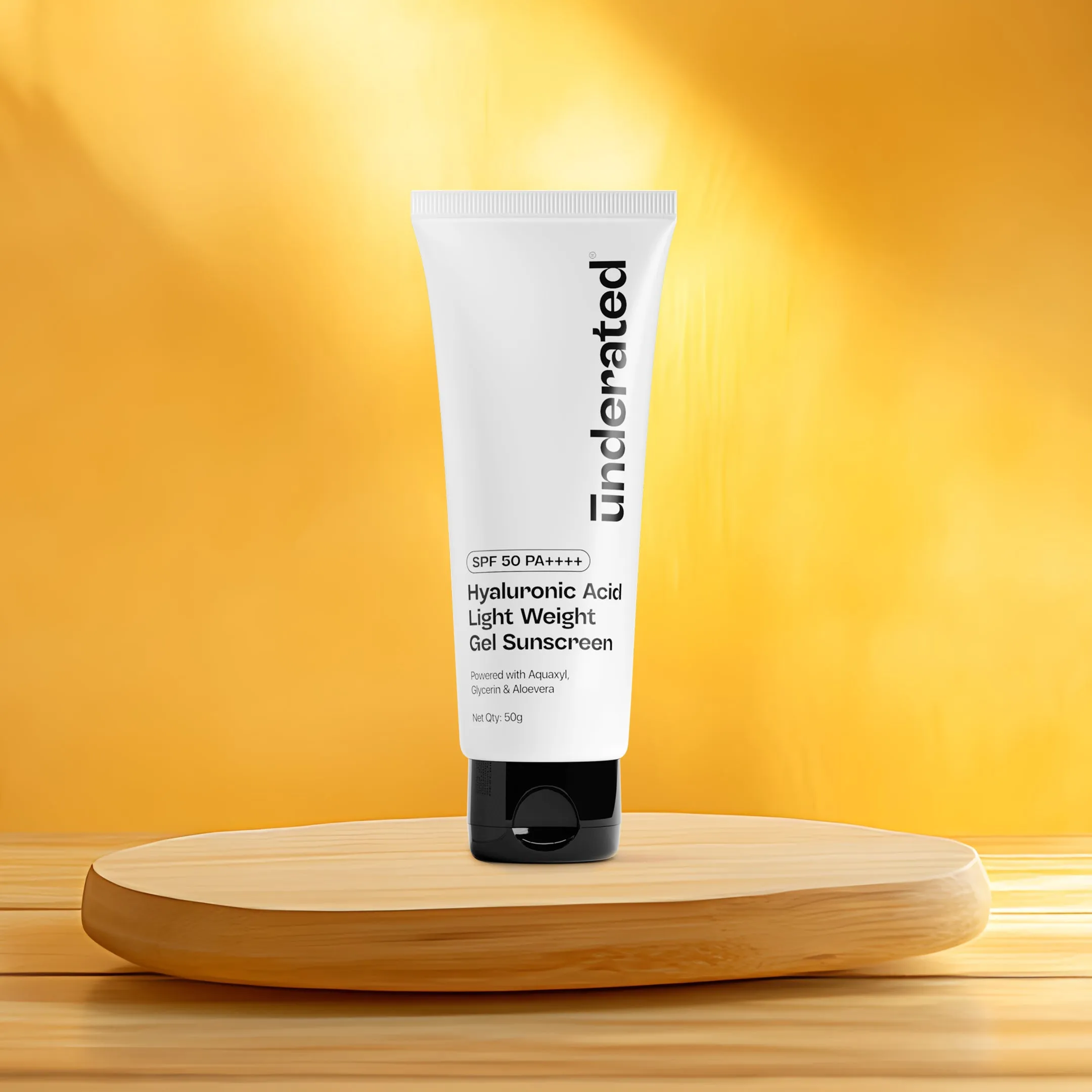 Hyaluronic Acid Lightweight Gel Sunscreen SPF 50 PA     - 50g | Non-Greasy & Hydrating
