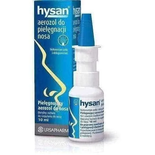HYSAN nasal spray care 10ml, sodium hyaluronate, 2% dexpanthenol