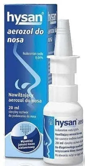 HYSAN nasal spray care 10ml, sodium hyaluronate, 2% dexpanthenol
