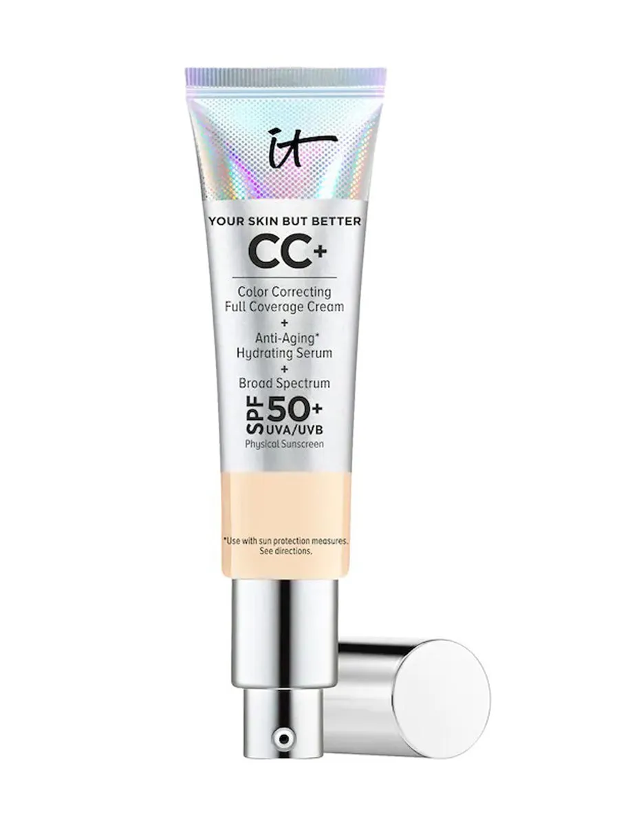 It CC  illumination Full Coverage Cream   Hydrating And Anti Aging Concealer Spf/fps 50 # Light 32ml