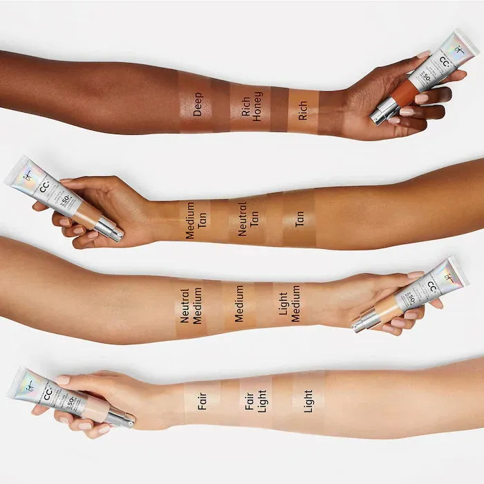 It CC  illumination Full Coverage Cream   Hydrating And Anti Aging Concealer Spf/fps 50 # Light 32ml