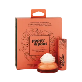 Lip Care Duo Pomegranate Peach, Gift Set
