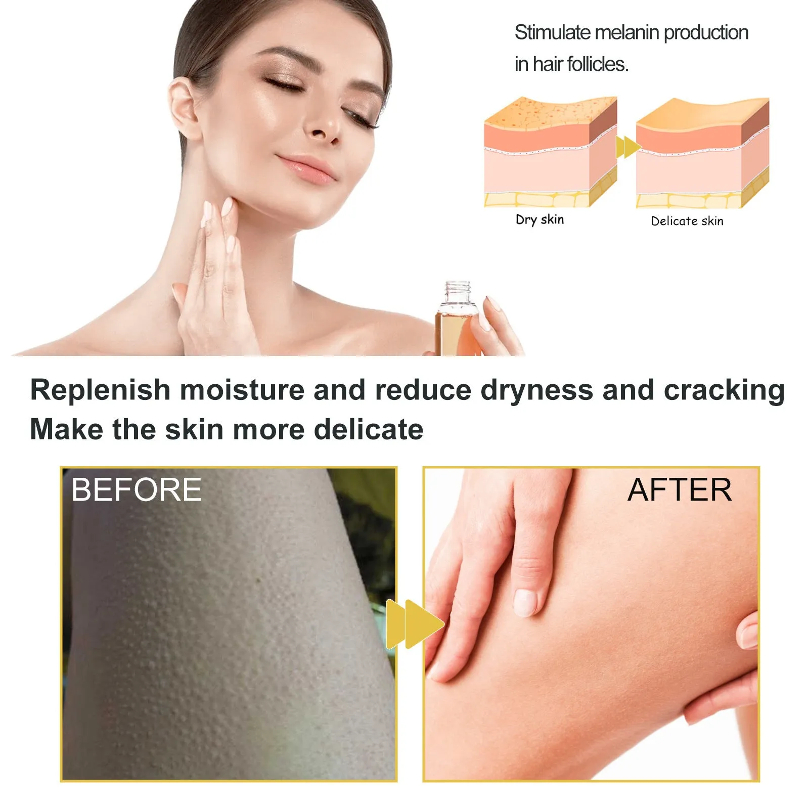 Moisturizing Body Oil Repair Dry Dead Skin
