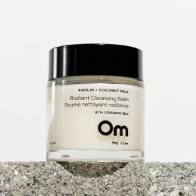 Om - Kaolin   Coconut Milk Radiant Cleansing Balm