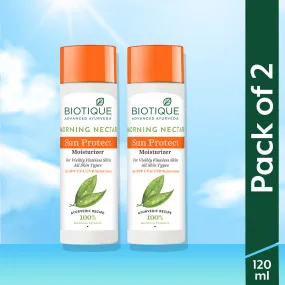 Pack of 2 MORNING NECTAR Sun Protect Moisturizer (30  SPF) 120ml