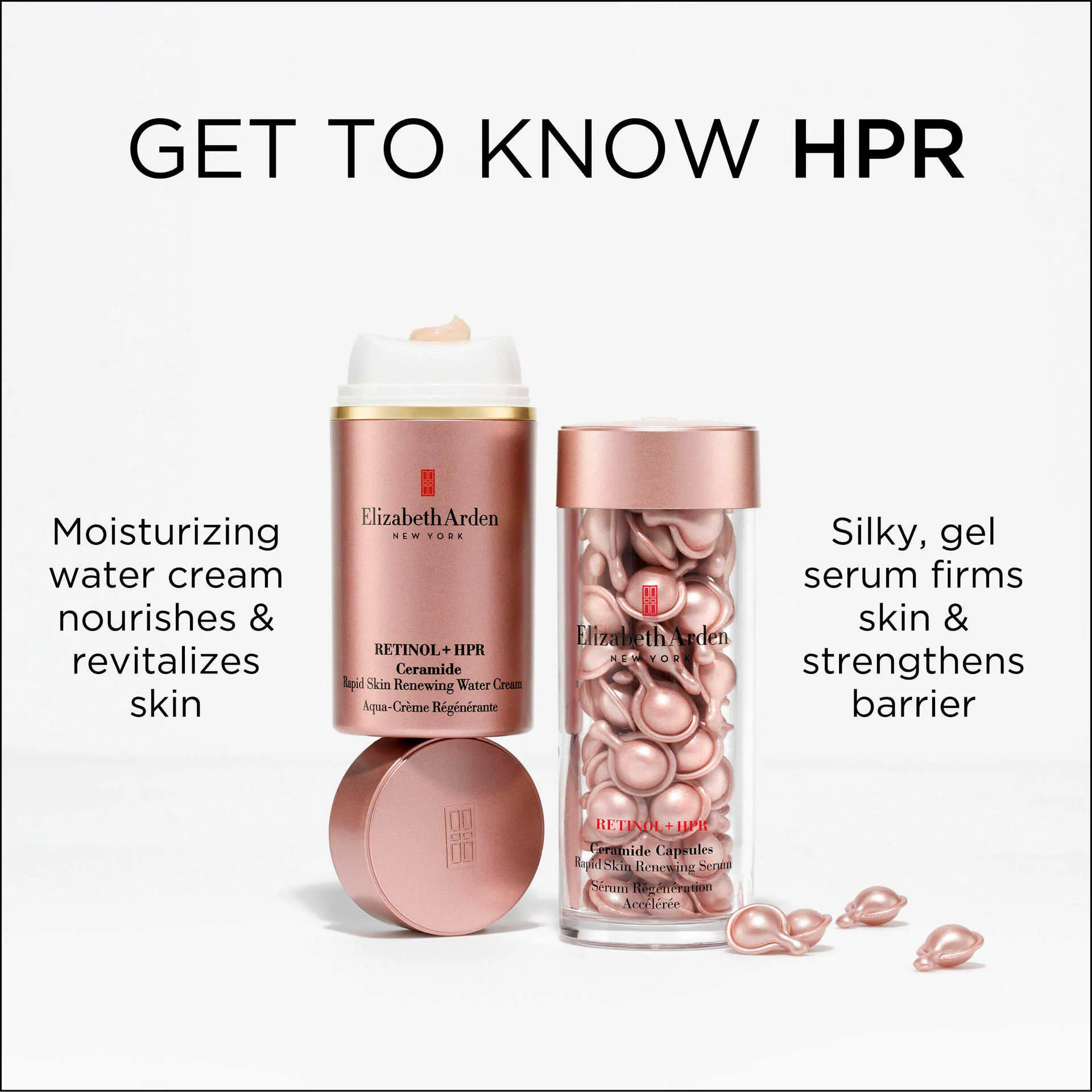 Retinol   HPR Ceramide Capsules Line Erasing Night Serum Set 180 Pieces