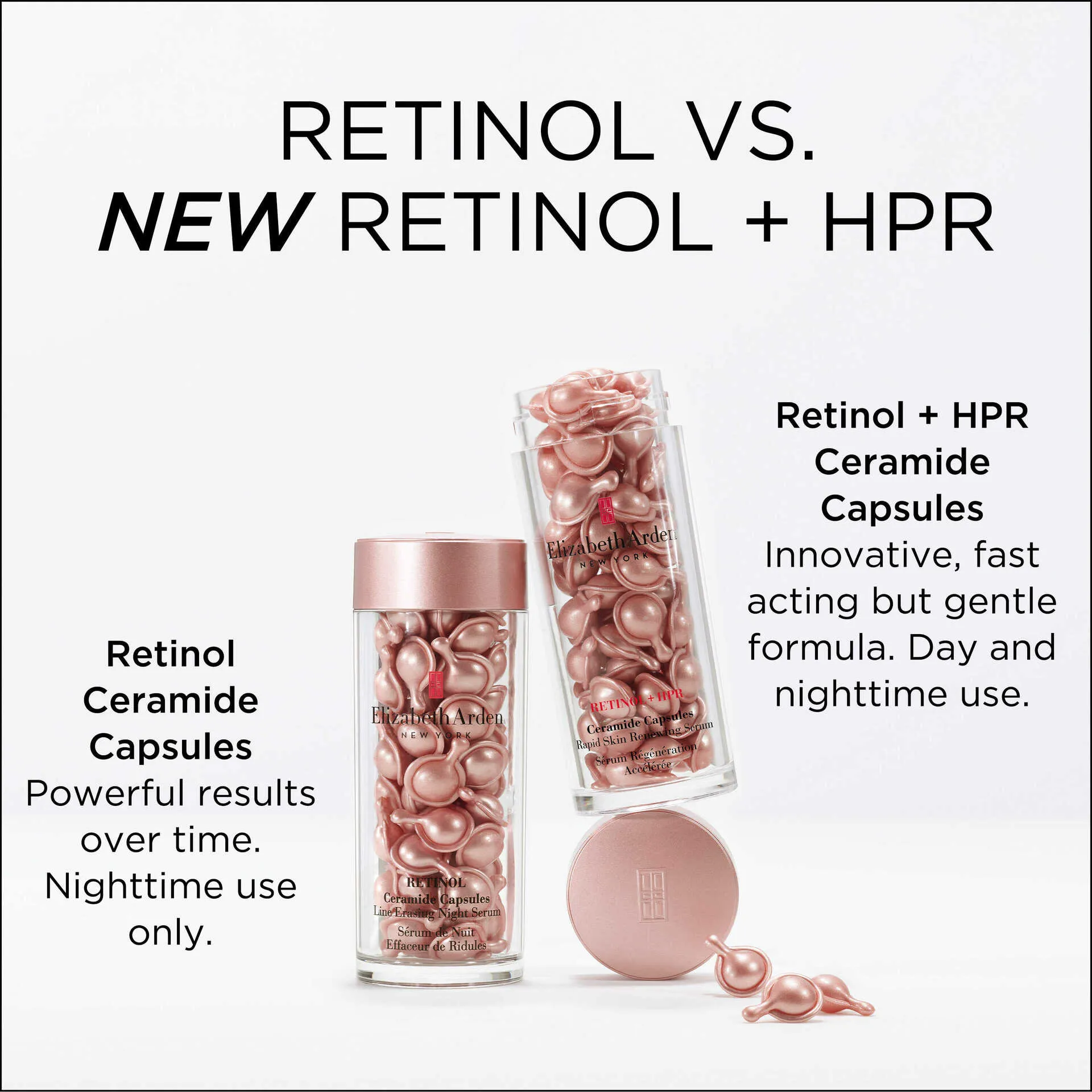 Retinol   HPR Ceramide Capsules Rapid Skin Renewing Serum Set 90 Pieces