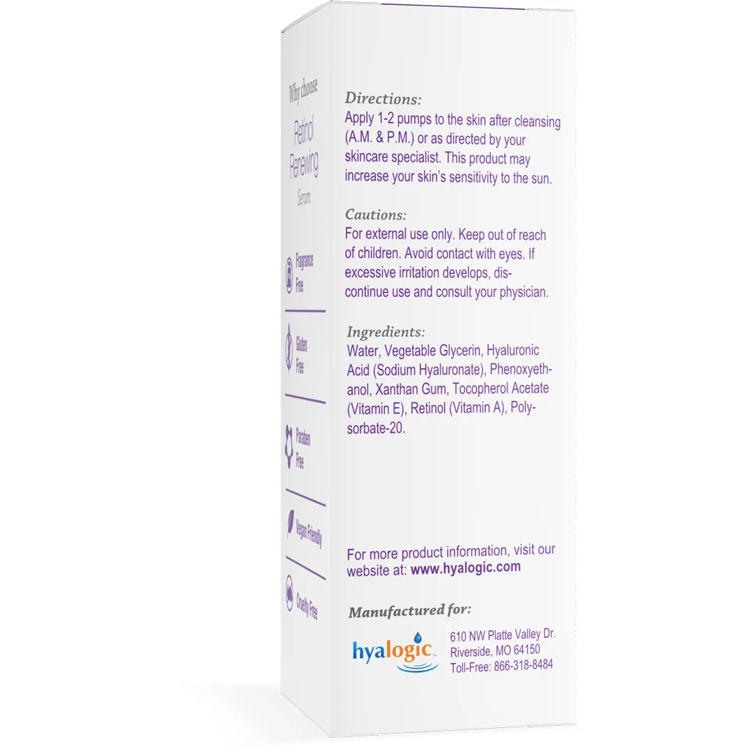 Retinol Renewing Serum .47 fl oz by Hyalogic