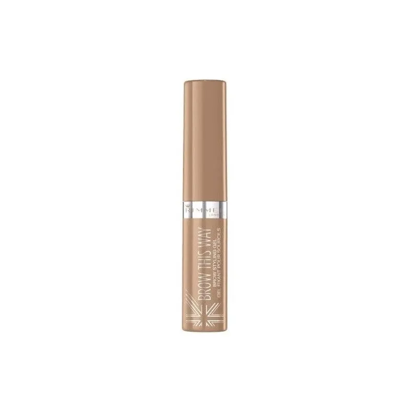 Rimmel London Brow This Way Styling With Argan Oil Eyebrow Gel 001 Blonde