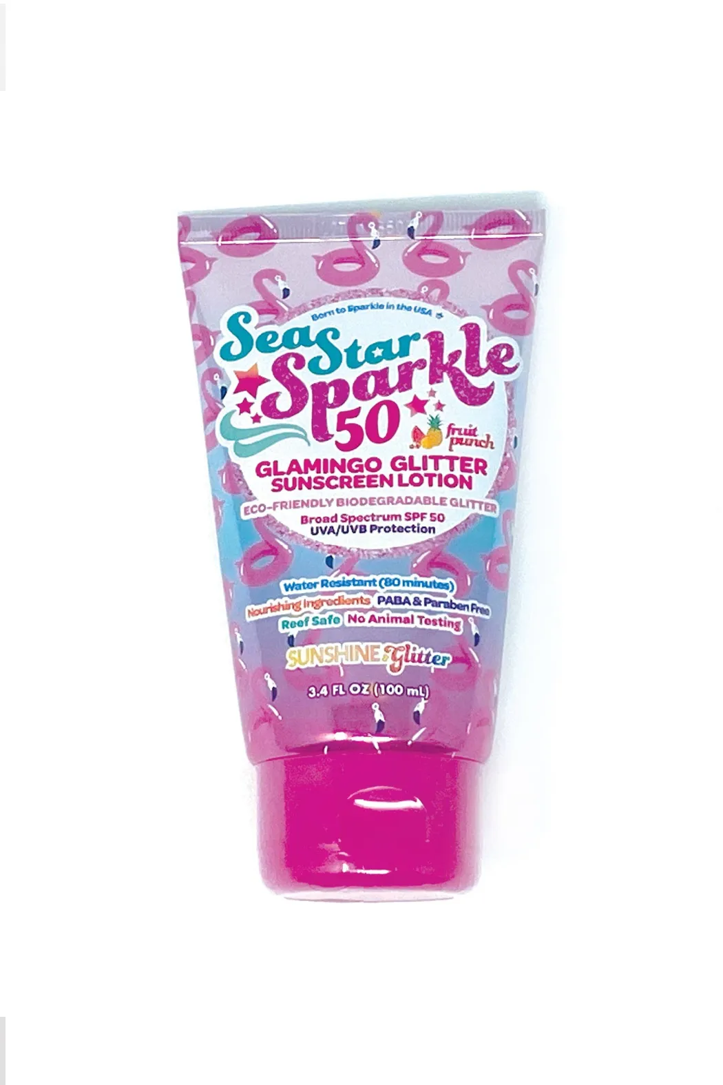 Sea Star Sparkle Sunscreen-Pink Glamingo