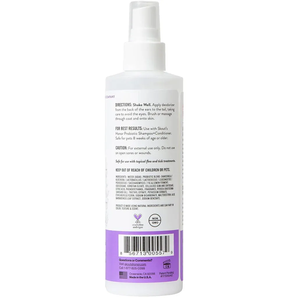 Skout's Honor Probiotic Lavender Dog Deodorizer, 8-oz
