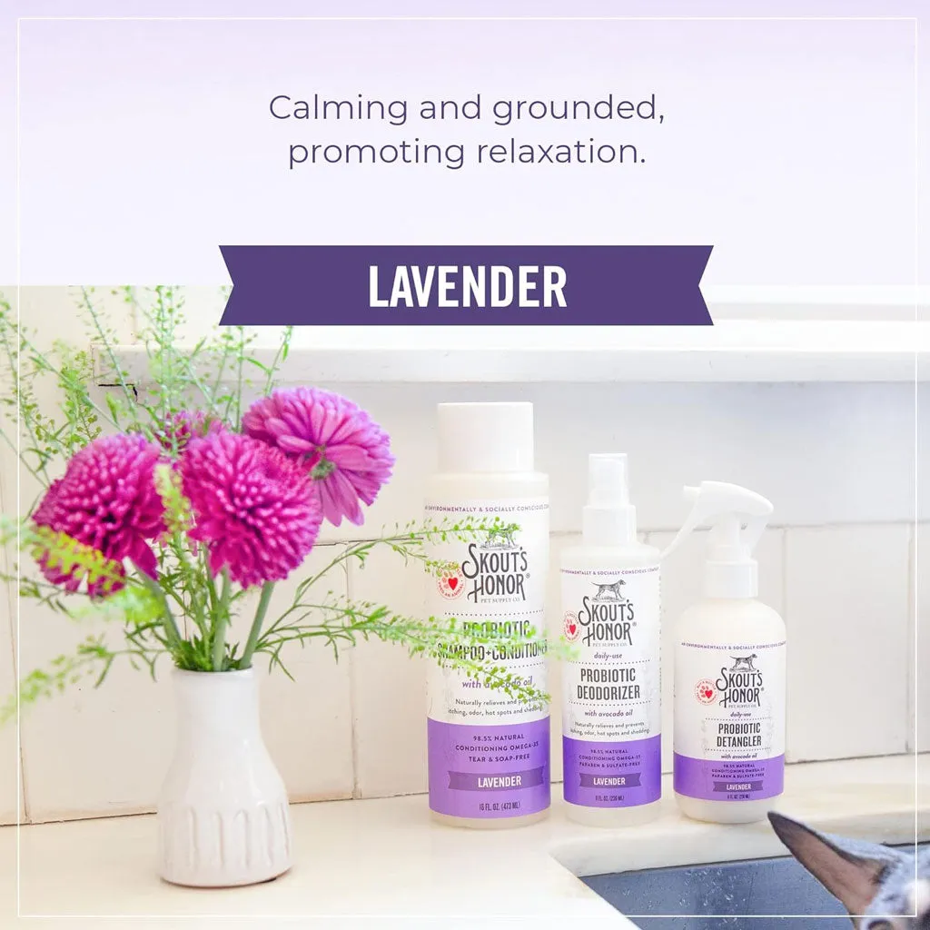 Skout's Honor Probiotic Lavender Dog Deodorizer, 8-oz