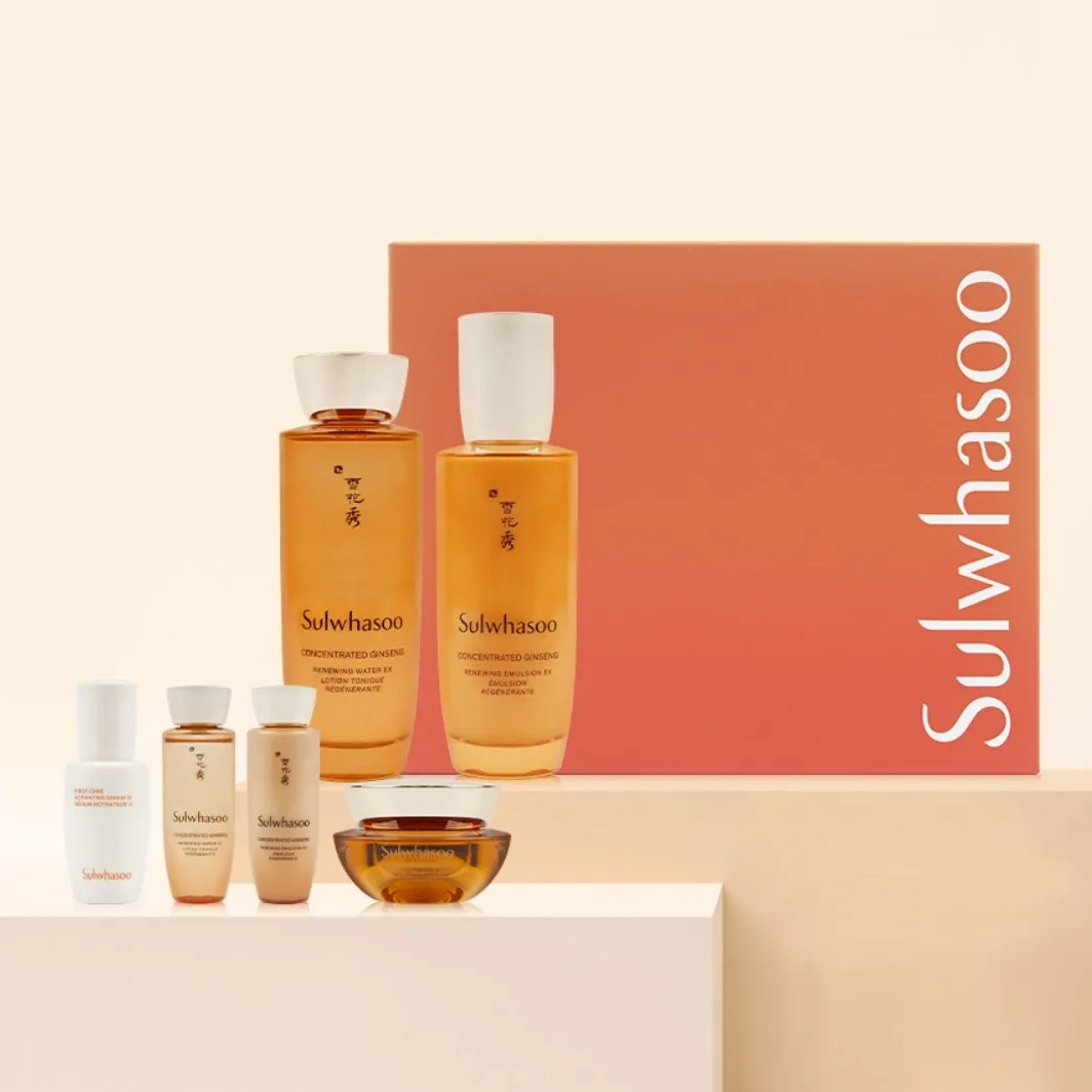 Sulwhasoo Concetrated Ginseng Daily routine Set (6 Items)
