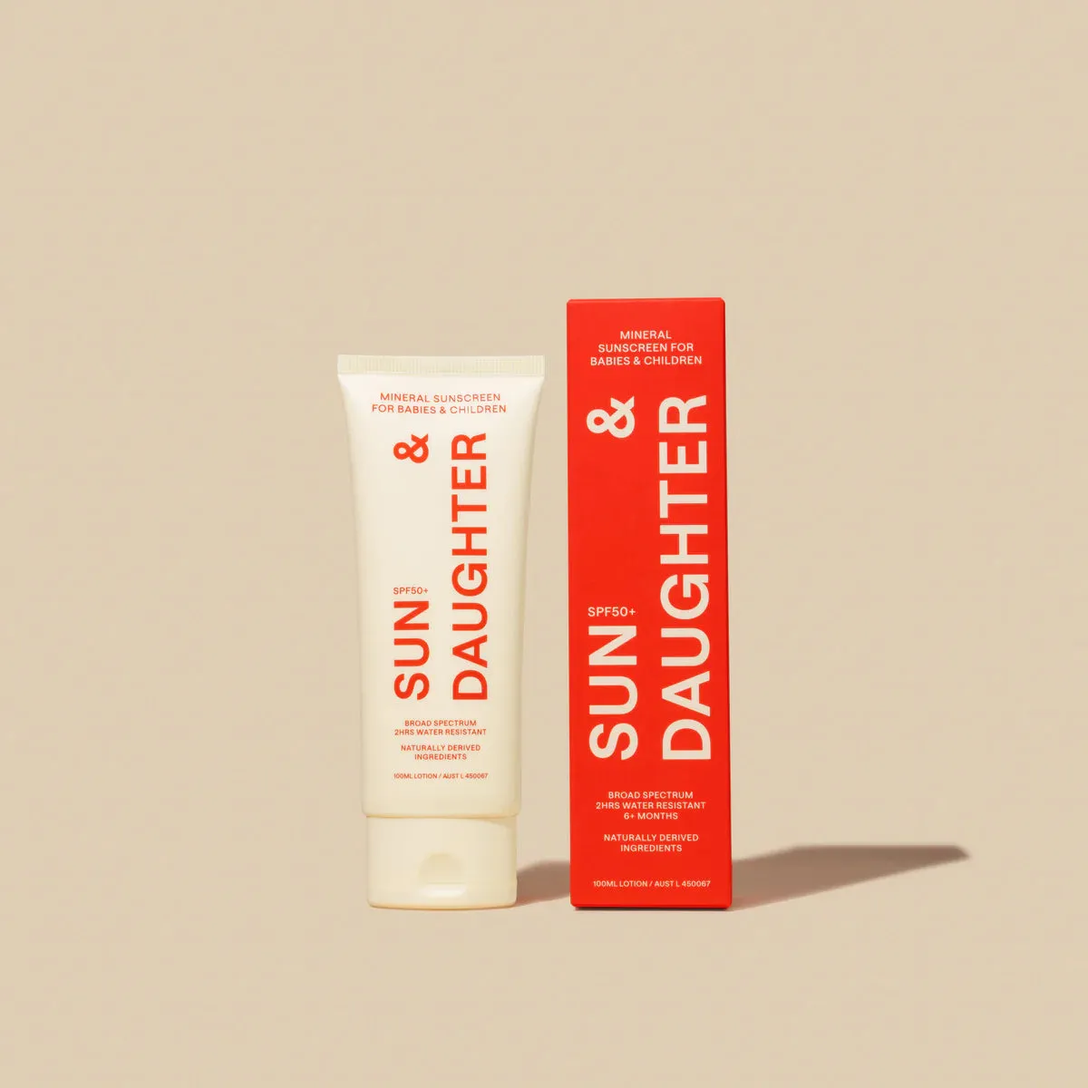 sun & daughter spf50  mineral sunscreen - babies & kids