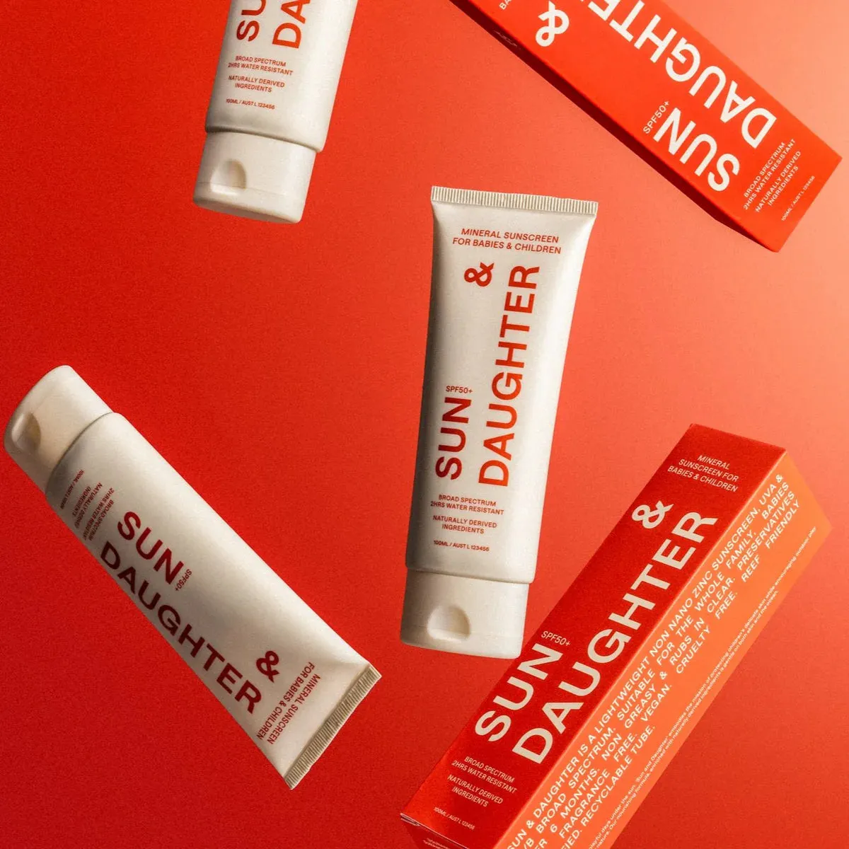 sun & daughter spf50  mineral sunscreen - babies & kids