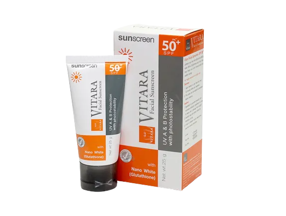 VITARA Facial Suncreen SPF50  25g/Tube